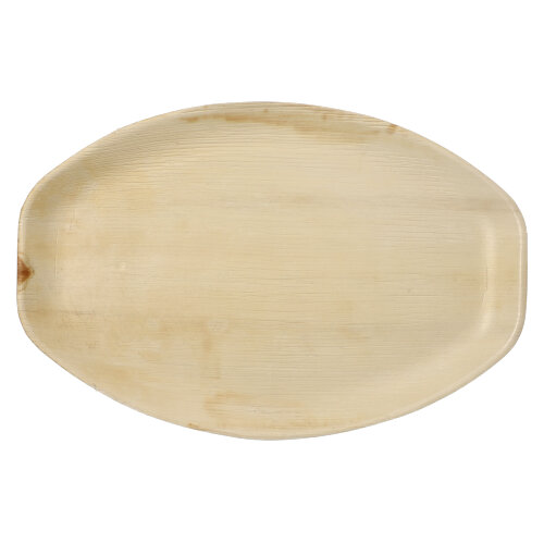 6 Tabletts, Palmblatt "pure" oval 3 cm x 43 cm x 29 cm natur 480 Tabletts, Palmblatt "pure" oval 3 cm x 43 cm x 29 cm natur