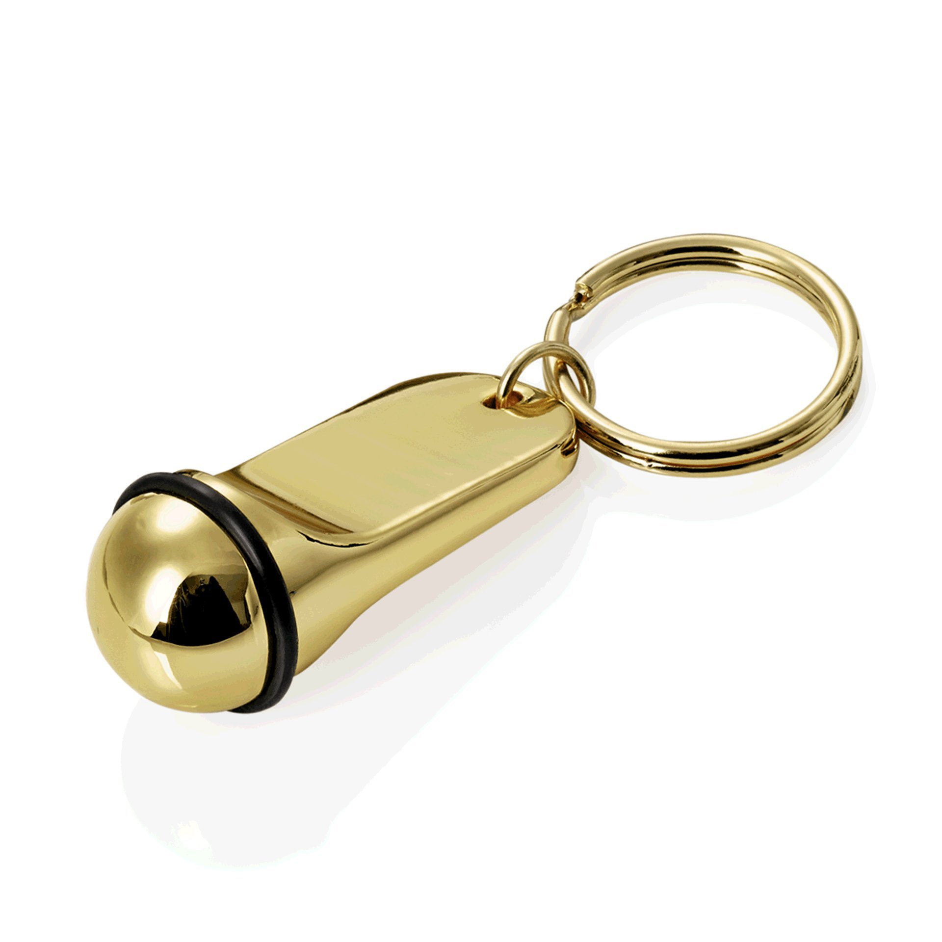 Schlüsselanhänger 2,5 cm, golden
