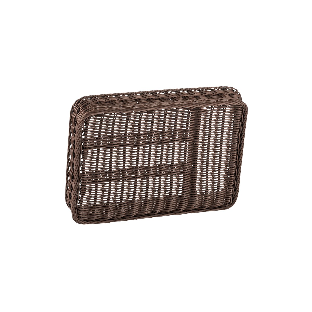 Besteckkorb 40 x 30 x 6,5 cm, braun