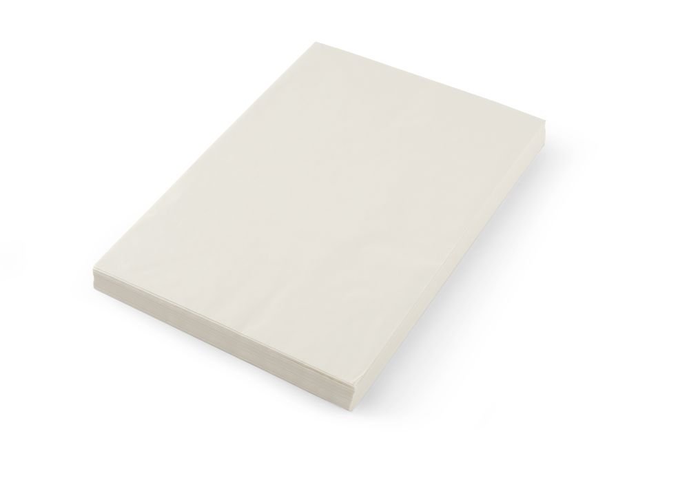 Einschlagpapier, fettdicht - 500 Stk., HENDI, Weiß, 500 Stk., 263x380mm