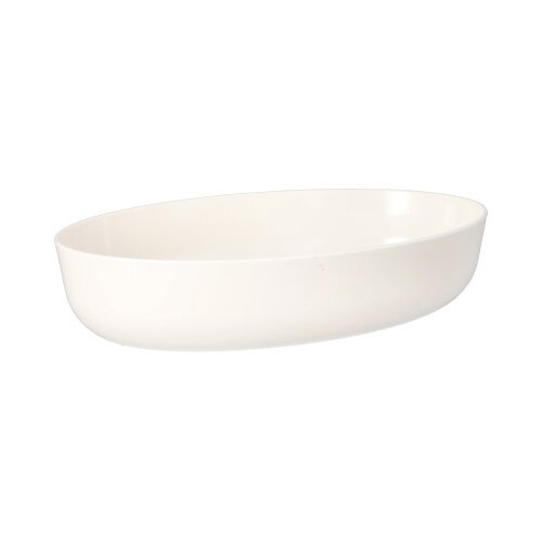 60 Mehrweg-Schalen oval 1600 ml 6 cm x 16,5 cm x 26 cm weiss "Cella"