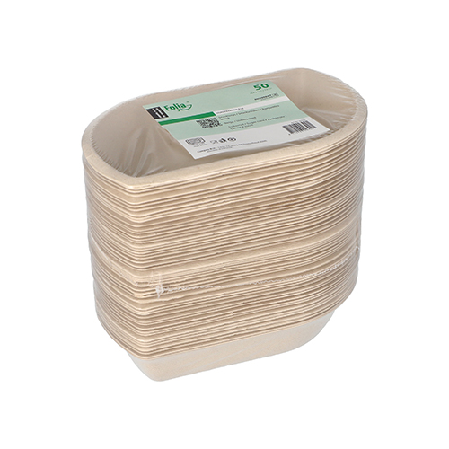 14400 Snacktrays Zuckerrohr 3,6 cm x 11,1 cm x 16,8 cm natur