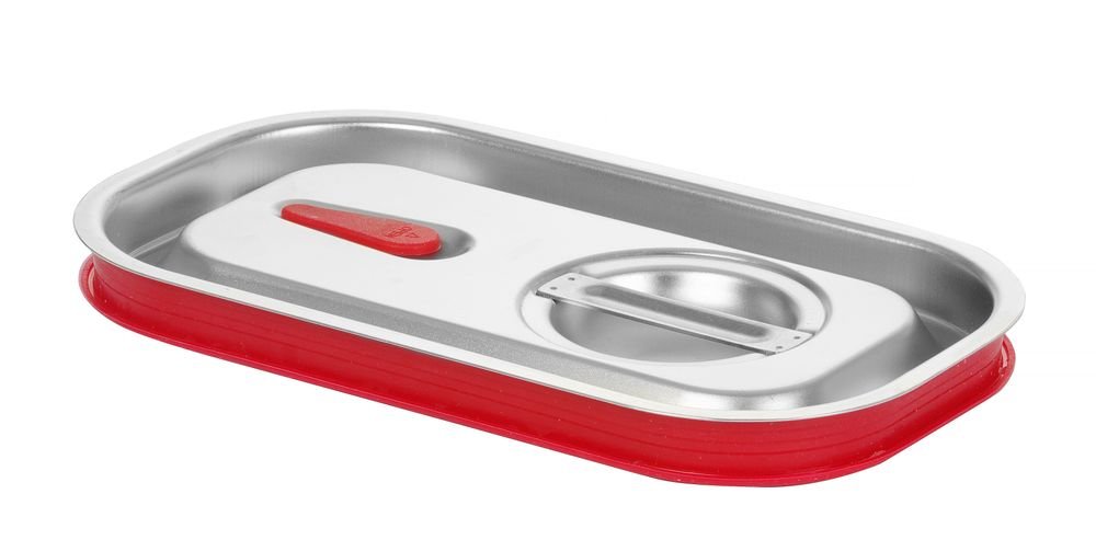 Gastronorm-Deckel mit Silikonrand, HENDI, Kitchen Line, GN 1/4, 265x162mm