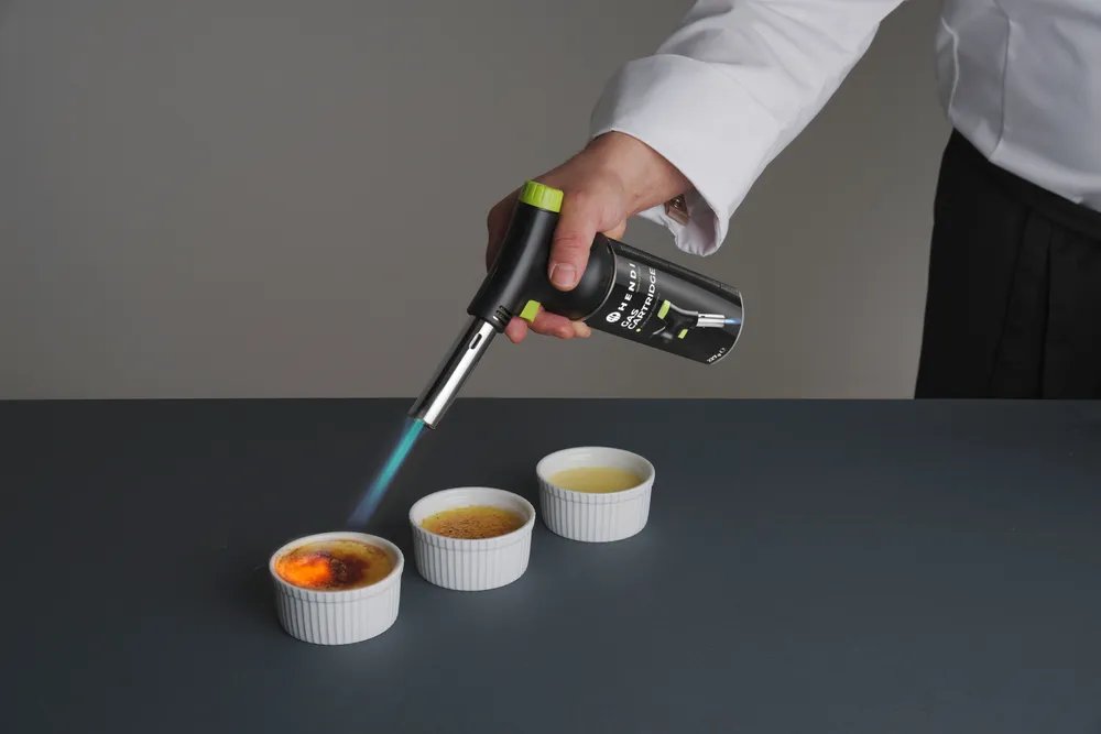 Jet Crème-Brûlée-Brenner - Set mit Kartusche, 175x68x(H)260mm Jet Crème-Brûlée-Brenner - Set mit Kartusche, 175x68x(H)260mm