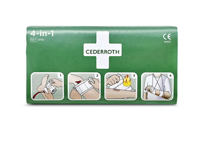 Cederroth 4 in 1 Blutstiller Wundverband Set Cederroth 4 in 1 Blutstiller Wundverband Set