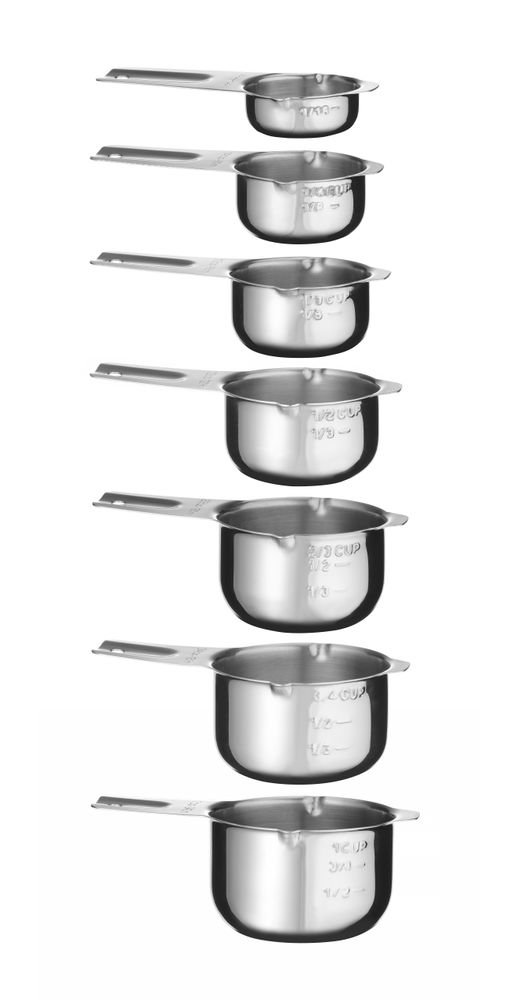 Messbecher - Set mit 7 Stk., HENDI, 140x85x(H)52mm