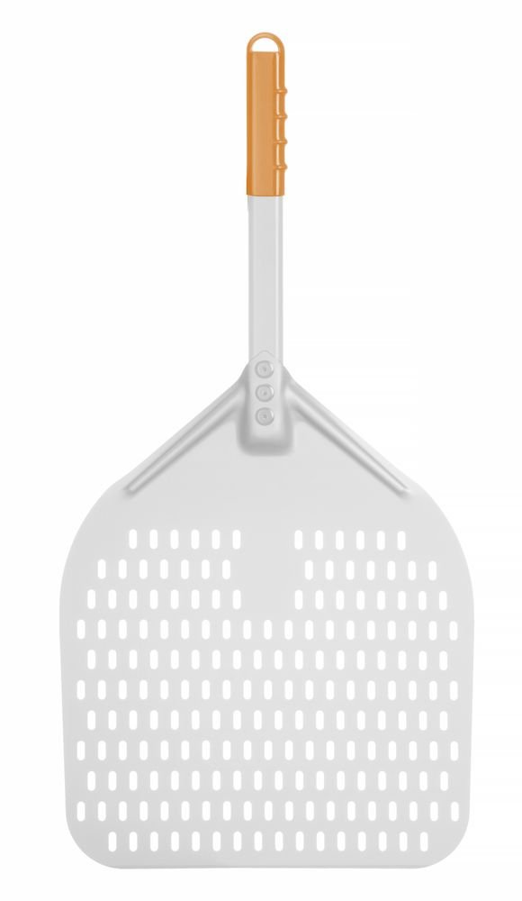 Pizzaschaufel mit kurzem Griff, quadratisch, perforiert, HENDI, 350x710mm Pizzaschaufel mit kurzem Griff, quadratisch, perforiert, HENDI, 350x710mm