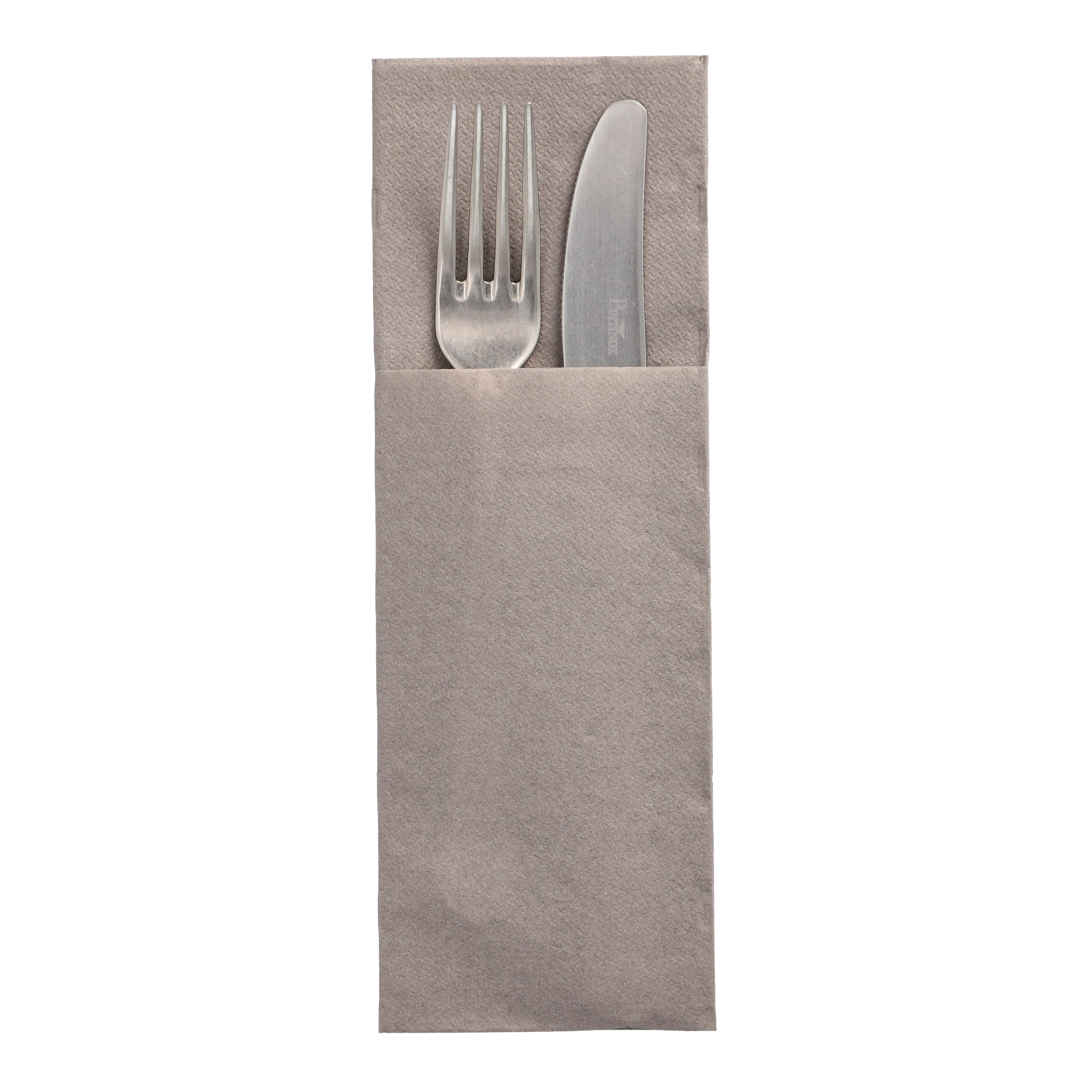 19200 Servietten "DAILY Collection" 48 cm x 30 cm grau mit Besteckfalz