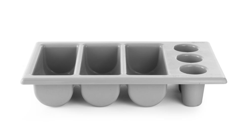 Besteckbehälter, HENDI, Schwarz, 530x325x(H)105mm