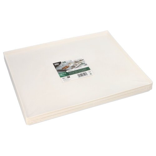 10 Servierplatten, Zuckerrohr "pure" eckig 26,5 cm x 32,5 cm x 1 cm weiss "Cella" 2400 Servierplatten, Zuckerrohr "pure" eckig 26,5 cm x 32,5 cm x 1 cm weiss "Cella"