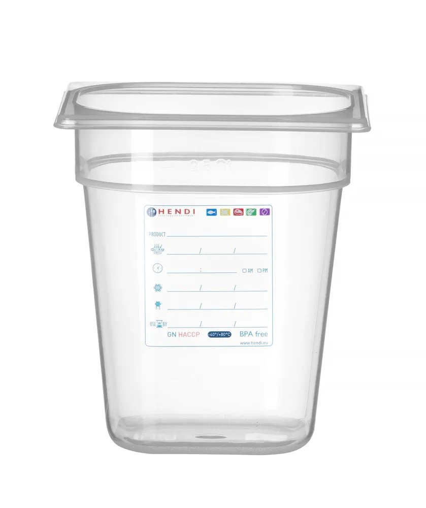 Gastronorm-Behälter 1/6, GN 1/6, 3,4L, Transparent, 176x162x(H)200mm Gastronorm-Behälter 1/6, GN 1/6, 3,4L, Transparent, 176x162x(H)200mm