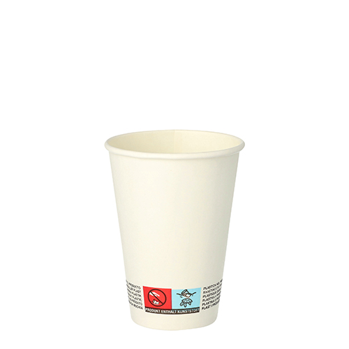 22000 Automatenbecher, Pappe "To Go" 0,18 l Ø 7 cm · 9,2 cm weiss
