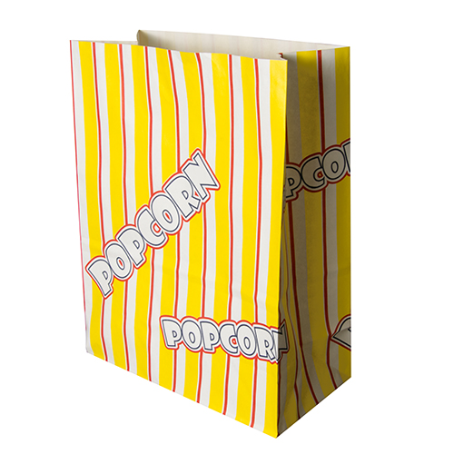 9000 Popcorn Tüten, Pergament-Ersatz 4,5 l 24,5 cm x 19 cm x 9,5 cm "Popcorn" fettdicht