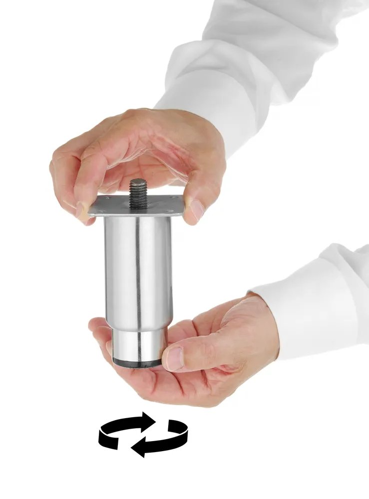 Set mit 4 Füßen für Kühl- und Gefrierschränke, 4 Stk Set mit 4 Füßen für Kühl- und Gefrierschränke, 4 Stk