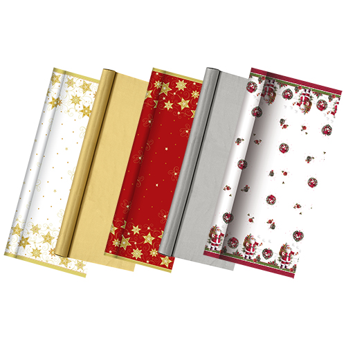 300 Tischdecke, Papier 6 m x 1,2 m "christmas designs"