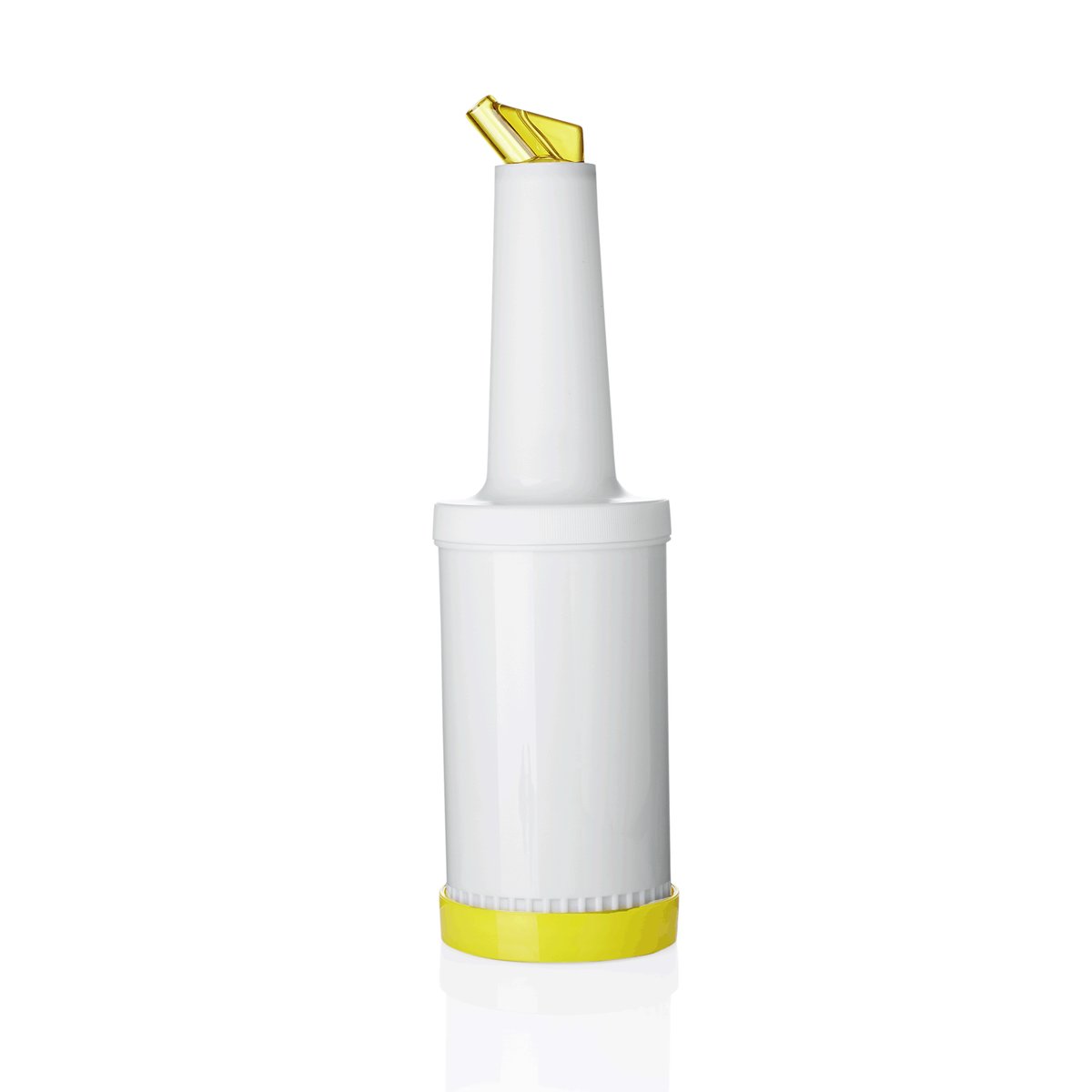Dosier- und Vorratsflasche 1 L Höhe 32 cm gelb