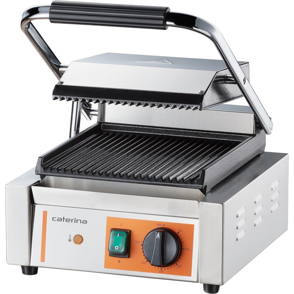 Kontaktgrill CATERINA, 310x360x200 mm (BxTxH), 1,8 kW Kontaktgrill CATERINA, 310x360x200 mm (BxTxH), 1,8 kW