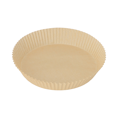 18000 Backpapiere Ø 20 cm · 4,5 cm braun für Heißluftfritteusen