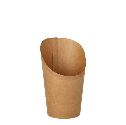 16000 Wrap Cups, Pappe 230 ml 10 cm x 6 cm x 8 cm braun