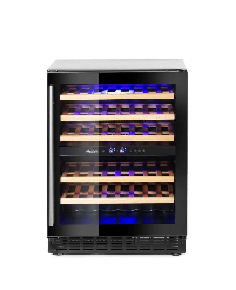 Weinkühlschrank, 2 Zonen, 46 Flaschen, Arktic, 133L, 220-240V/90W, 595x646x(H)830mm
