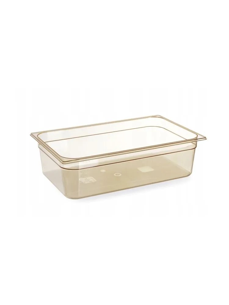 Gastronorm-Behälter 1/1, hochtemperaturbeständig, GN 1/1, 9L, Transparent, 530x325x(H)65mm