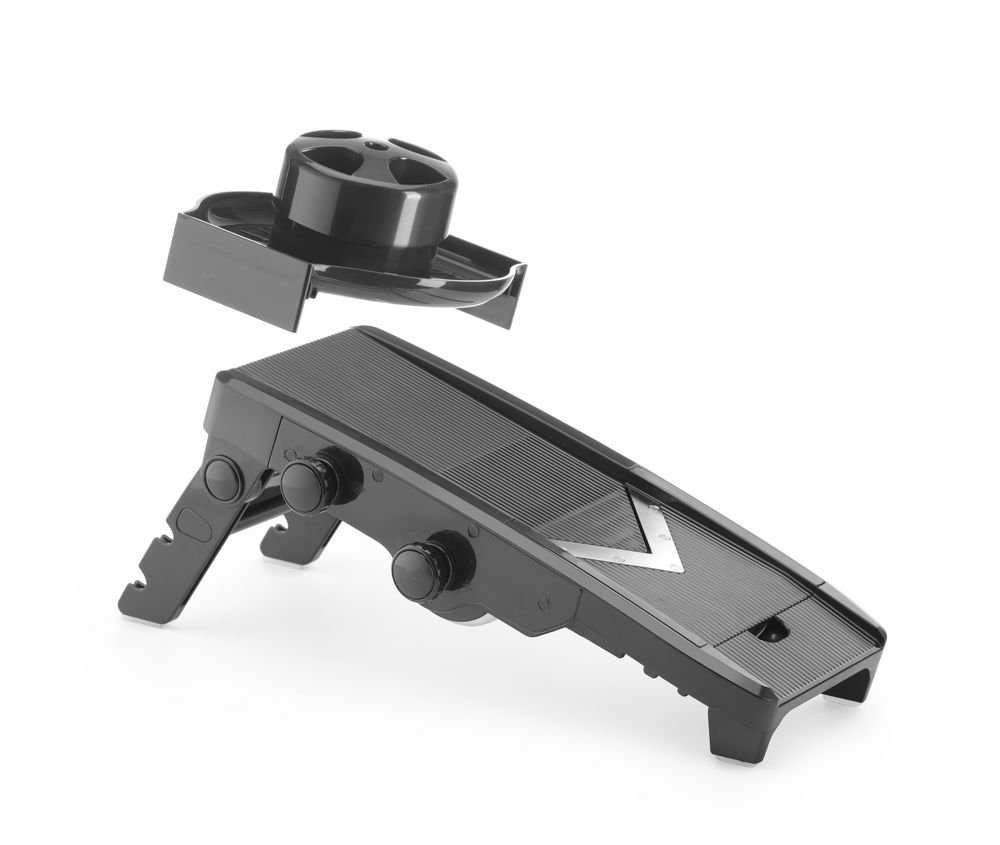 Mandoline V-förmig, HENDI, Schwarz, 130x335x(H)75mm Mandoline V-förmig, HENDI, Schwarz, 130x335x(H)75mm