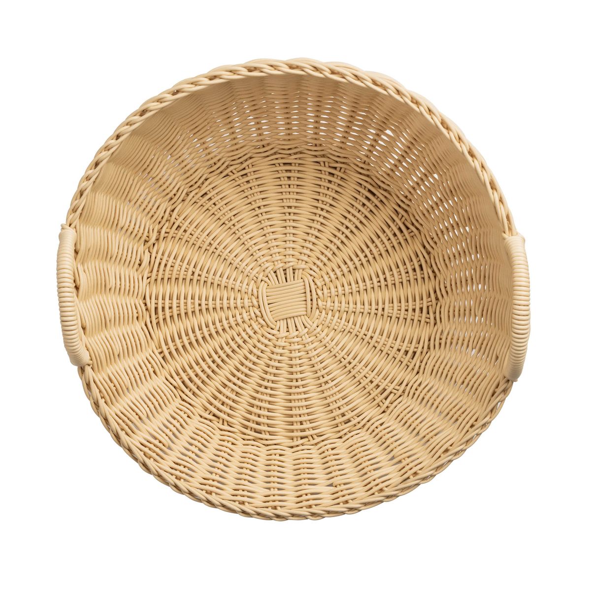 Brötchenschütte mit Griff Ø 42 cm, hellbeige