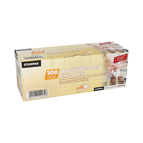 29700 Spritzbeutel 1,8 l 46 cm x 23 cm transparent