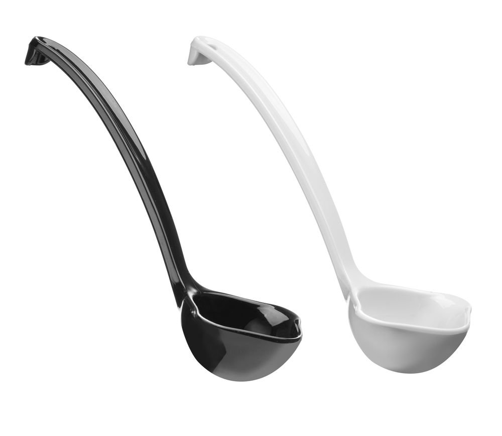 Saucenlöffel, HENDI, 0,03L, Schwarz, 180x70mm