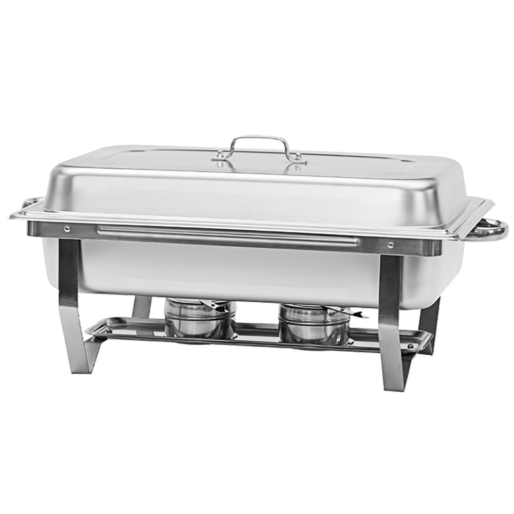 Edelstahl Chafing Dish Basic, GN 1/1, 9 Liter Edelstahl Chafing Dish Basic, GN 1/1, 9 Liter