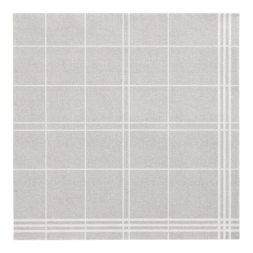 12500 Servietten "ROYAL Collection" 1/4-Falz 40 cm x 40 cm grau "Kitchen Craft"