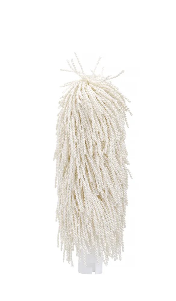 Bürsten für Glaspolierer – 2 Stück, Mittel, Weiß, 205x55mm