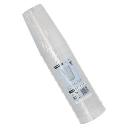 2304 Mehrweg-Trinkbecher PP 0,5 l Ø 9,2 cm · 13,9 cm transluzent extra stabil