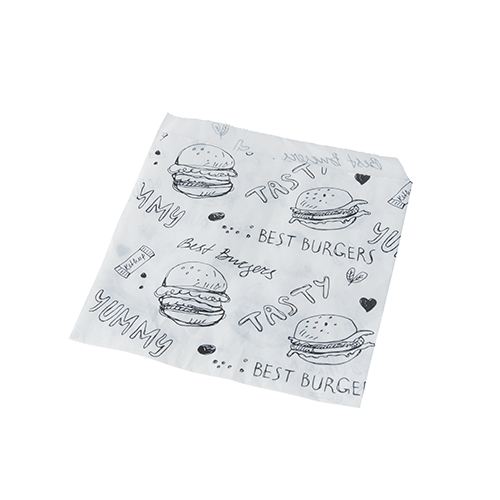 200000 Hamburger-Tüten 13 cm x 13 cm weiss
