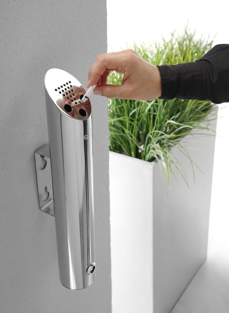 Aschenbecher zur Wandmontage, HENDI, ⌀75x(H)460mm Aschenbecher zur Wandmontage, HENDI, ⌀75x(H)460mm