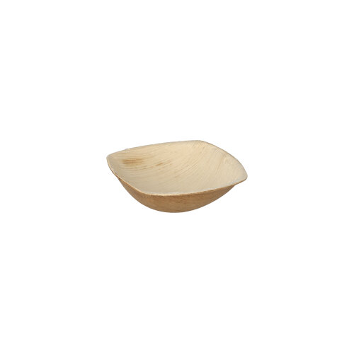 8400 Schalen Palmblatt "pure" 50 ml 2,5 cm x 9 cm x 9 cm natur "QUADRATO"