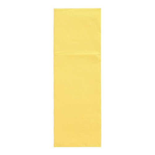 19200 Servietten "DAILY Collection" 48 cm x 30 cm gelb mit Besteckfalz
