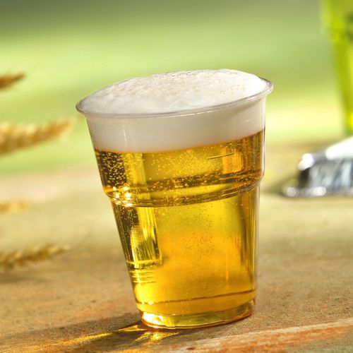 1120 Kaltgetränkebecher, PLA "pure" 0,3 l Ø 9,5 cm · 11 cm glasklar mit Schaumrand 20160 Kaltgetränkebecher, PLA "pure" 0,3 l Ø 9,5 cm · 11 cm glasklar mit Schaumrand