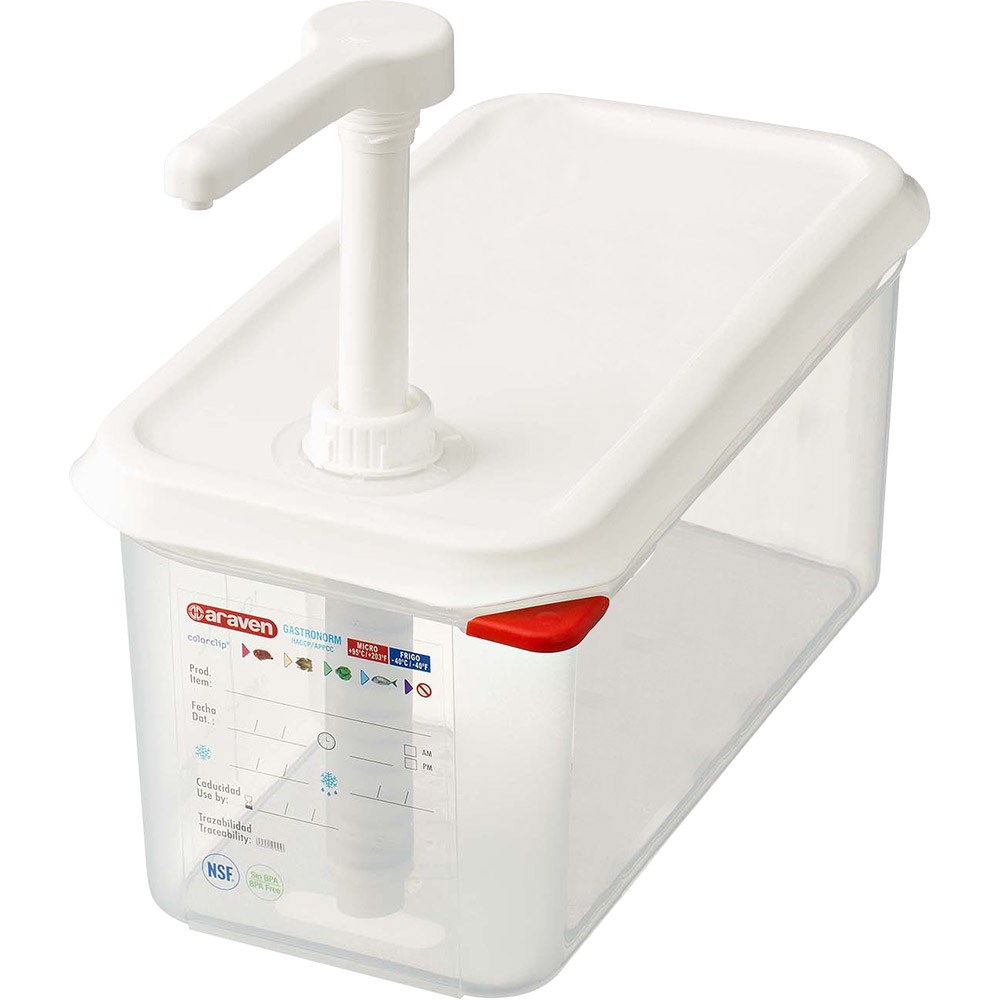 Araven Saucenspender/Pumpspender, GN 1/4, Inhalt 4,3 Liter
