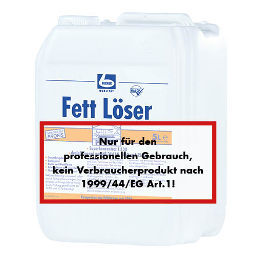 Dr. Becher Fett Löser 5 l Dr. Becher Fett Löser 5 l