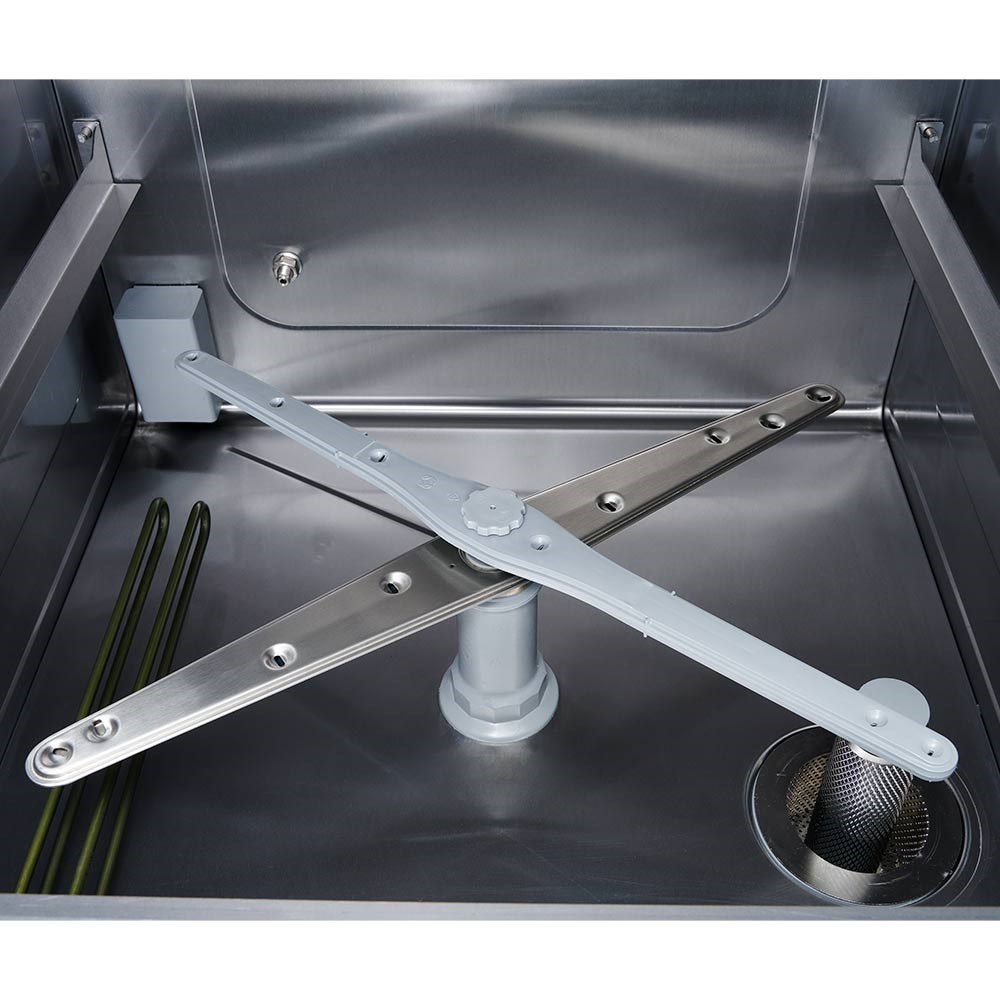 Geschirrspülmaschine Aqua A3 inkl. Klarspülmitteldosier-, Reinigerdosier-, Klarspülpumpe, 230/400V, 3,9/4,9 kW