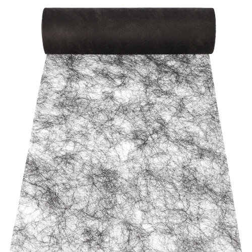 336 Dekoband "Sizoflor" 25 m x 30 cm schwarz