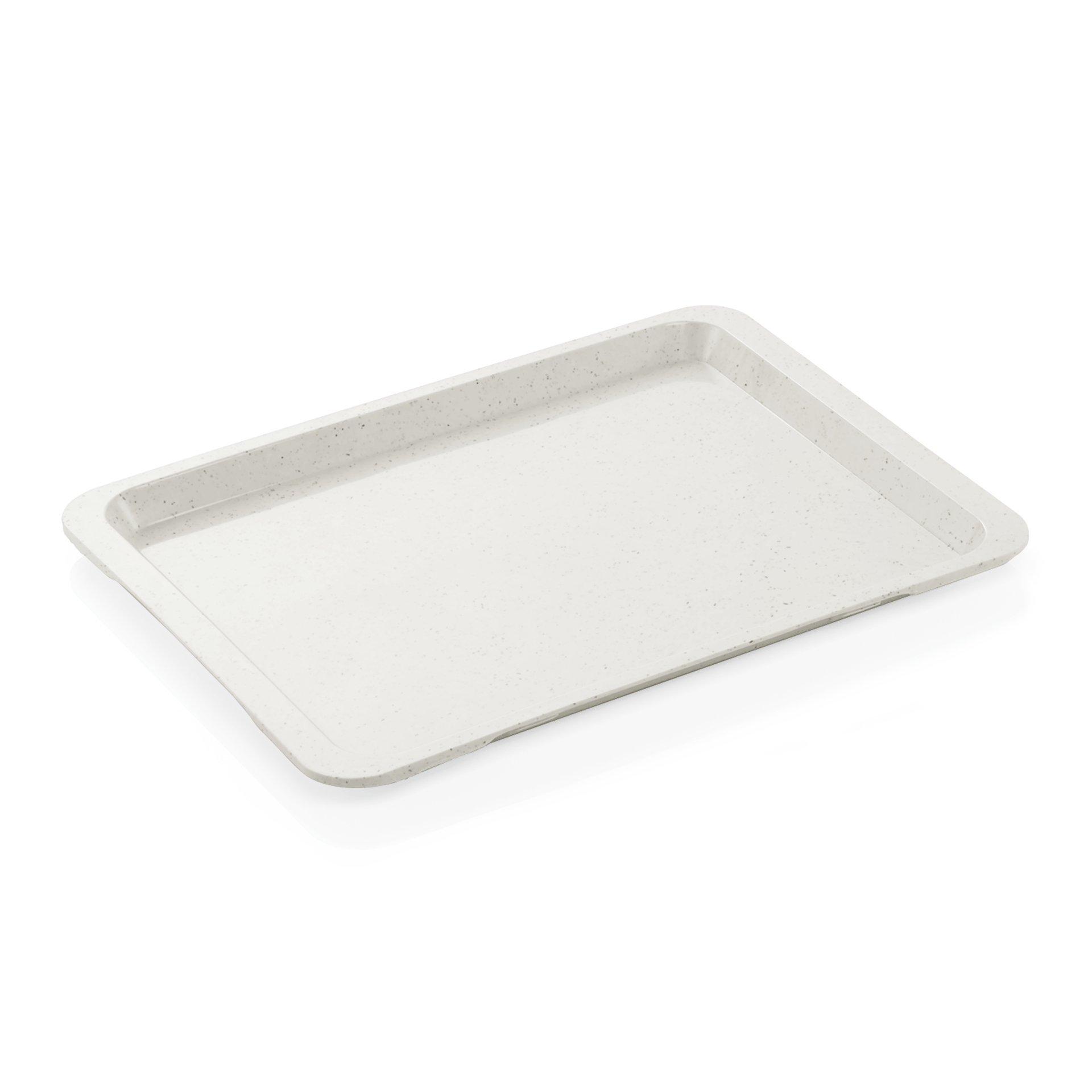 GN 1/2 Tablett milchweiß mit kleinen Punkten