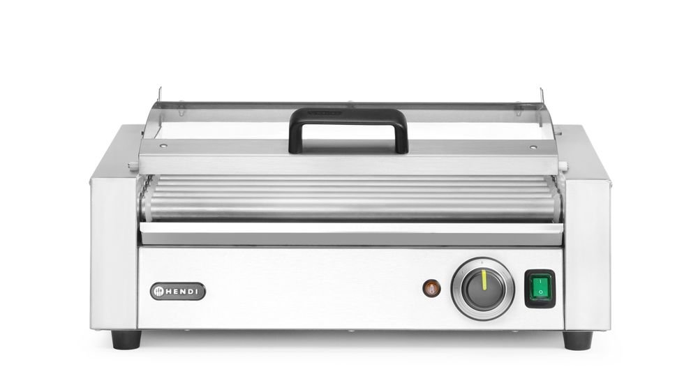 Rollengrill, 1-Zone mit Energiesparabdeckung, 9 Rollen, 230V/790W, 566x450x(H)259mm