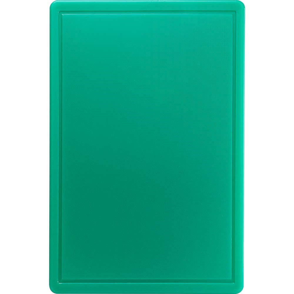 Schneidbrett, HACCP, Farbe grün, 600 x 400 x 18 mm (BxTxH) Schneidbrett, HACCP, Farbe grün, 600 x 400 x 18 mm (BxTxH)