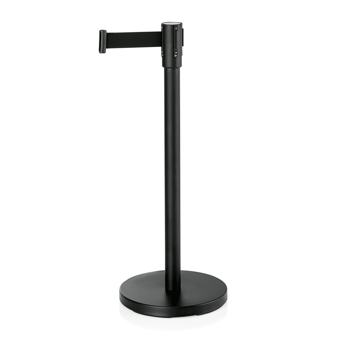 Abgrenzungspfosten Ecoflex, schwarz lackiert, (H) 90 cm
