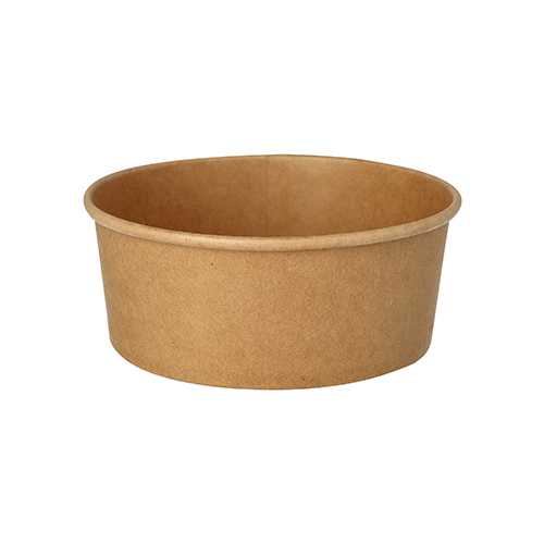 3000 Salatschalen, Pappe rund 750 ml Ø 15 cm · 6 cm braun