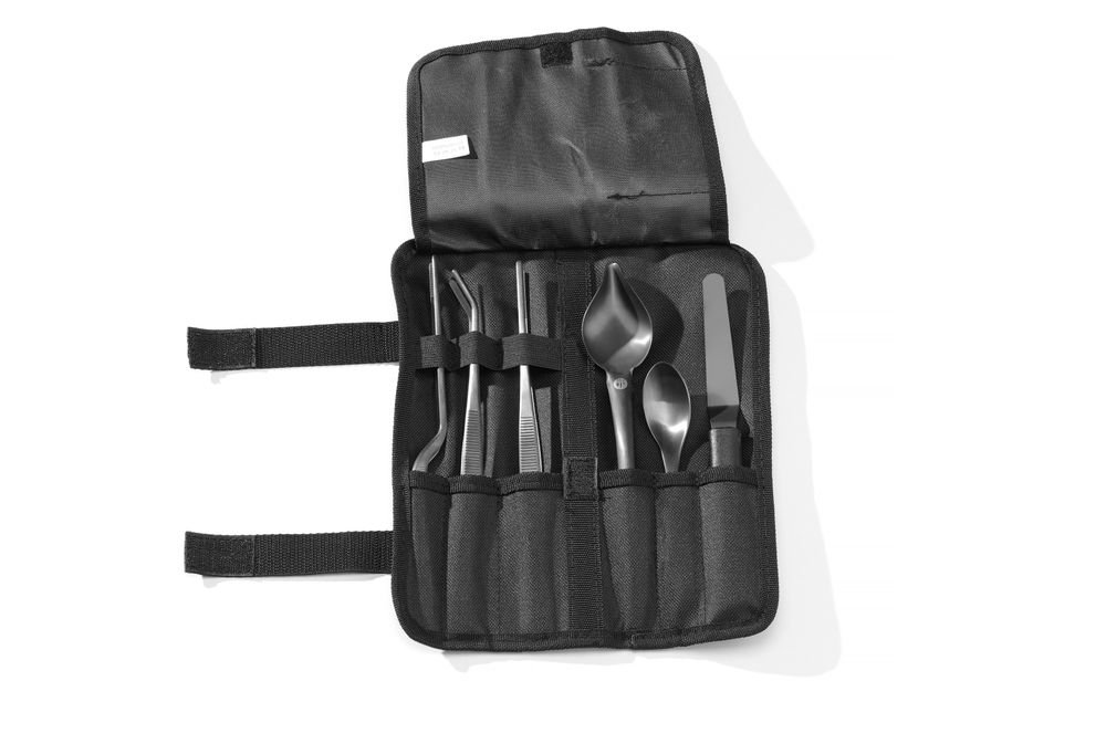 Anrichteset, 6 Stück, schwarz, HENDI, 255x25x(H)100mm