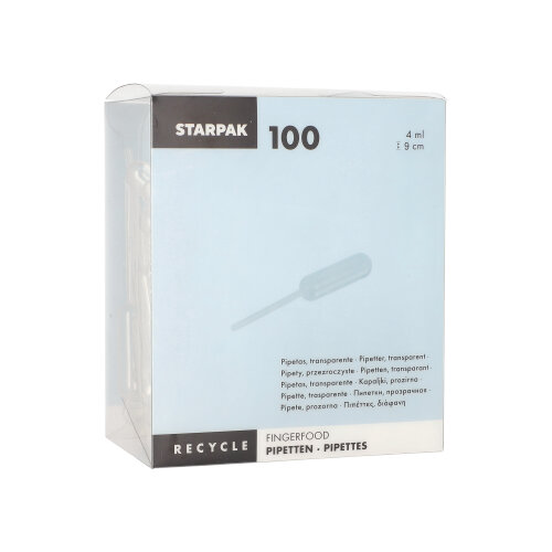 54000 Pipetten, PE 4 ml 8 cm transparent