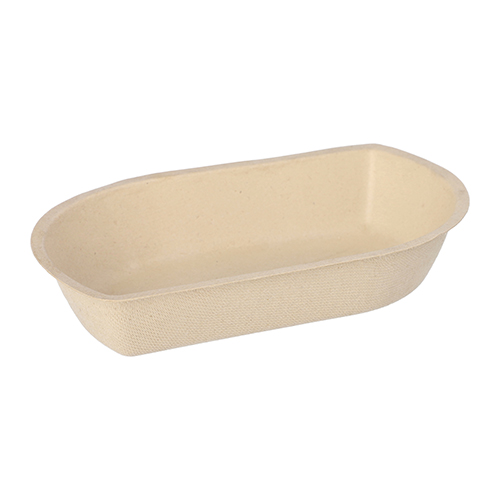 9600 Snacktrays Zuckerrohr 3,6 cm x 12,2 cm x 19,4 cm natur